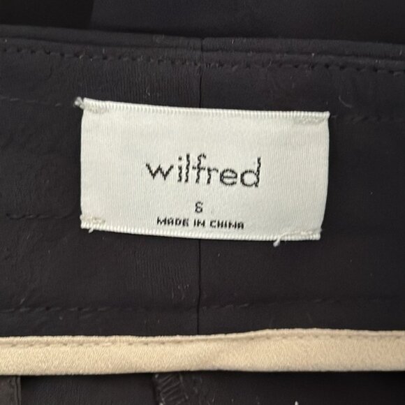 Aritzia Wilfred Black Ankle Length Allant Pants Size 6 - Picture 10 of 12